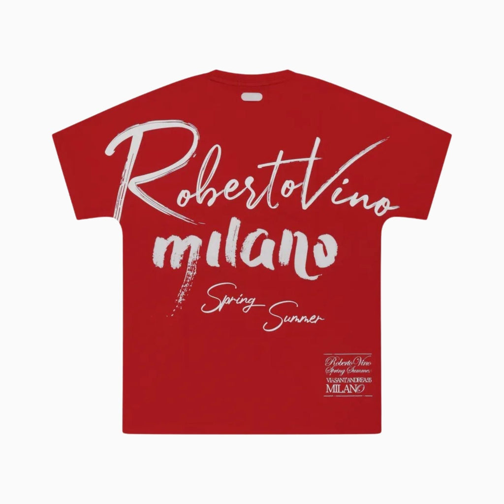 Camiseta Milano de escritura para hombre