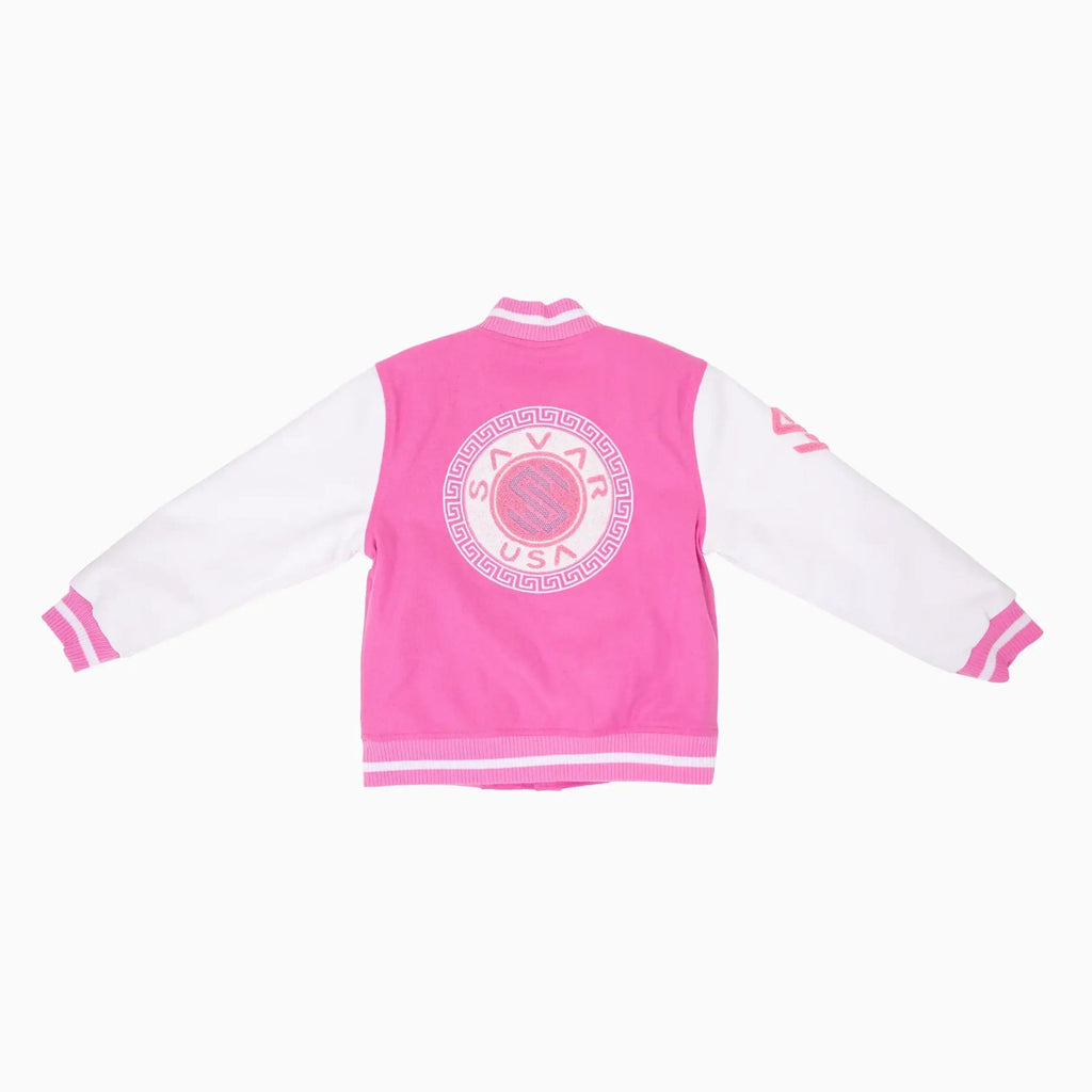 Women's Circle Wool Varsity Jacket