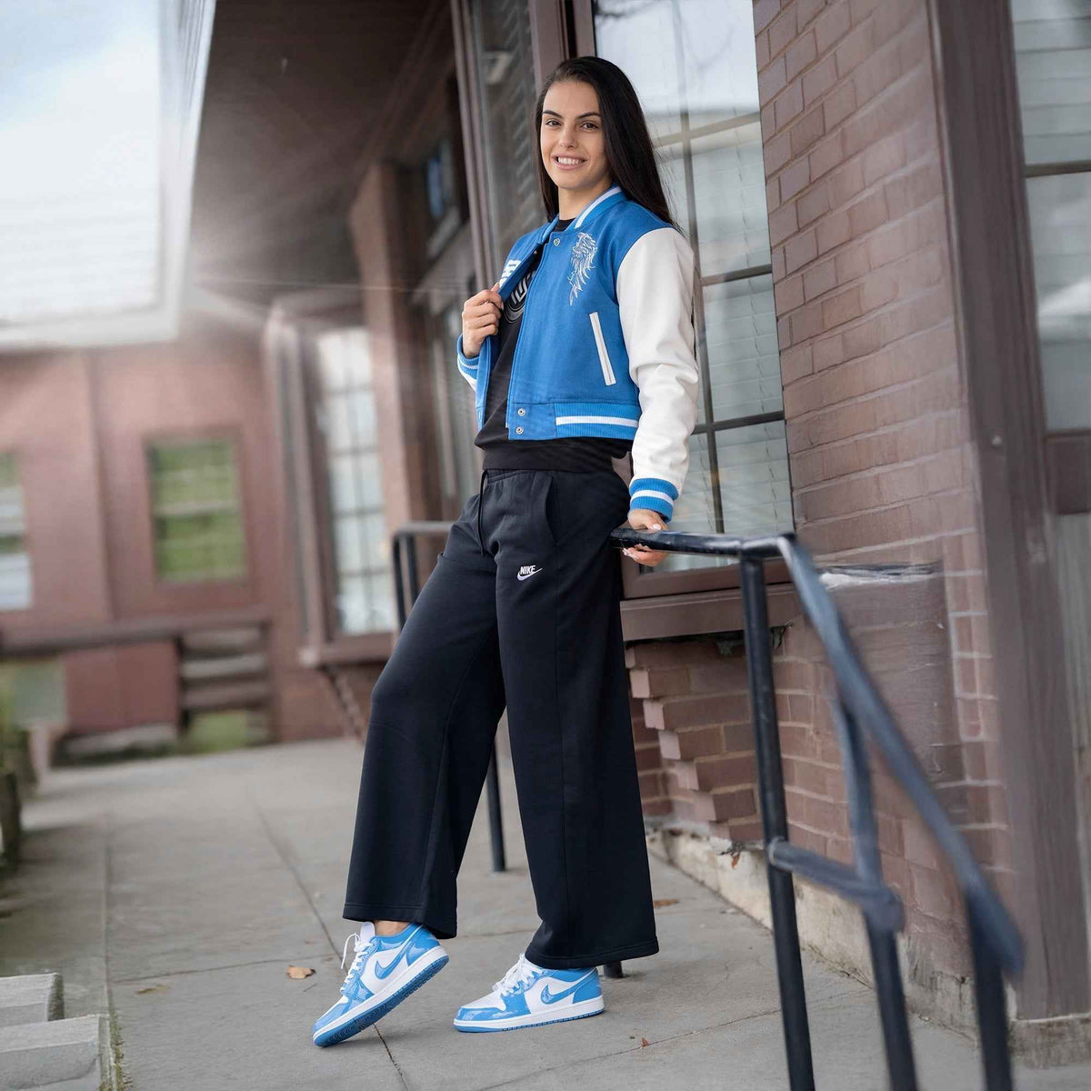 Women's Wings Wool Varsity Jacket