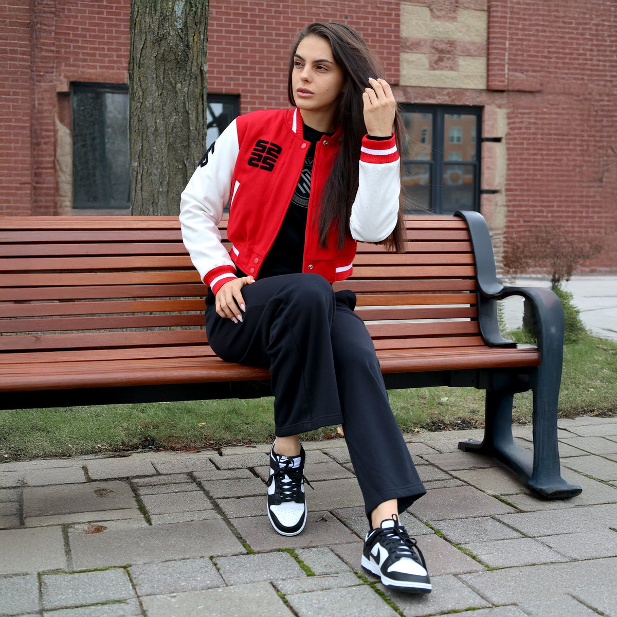 Women's Wings Wool Varsity Jacket