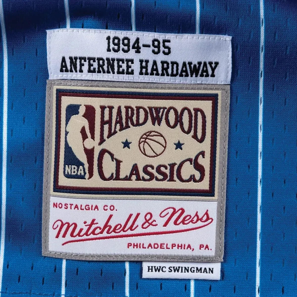 Swingman Penny Hardaway Orlando Magic NBA 1994-95 Blue Jersey