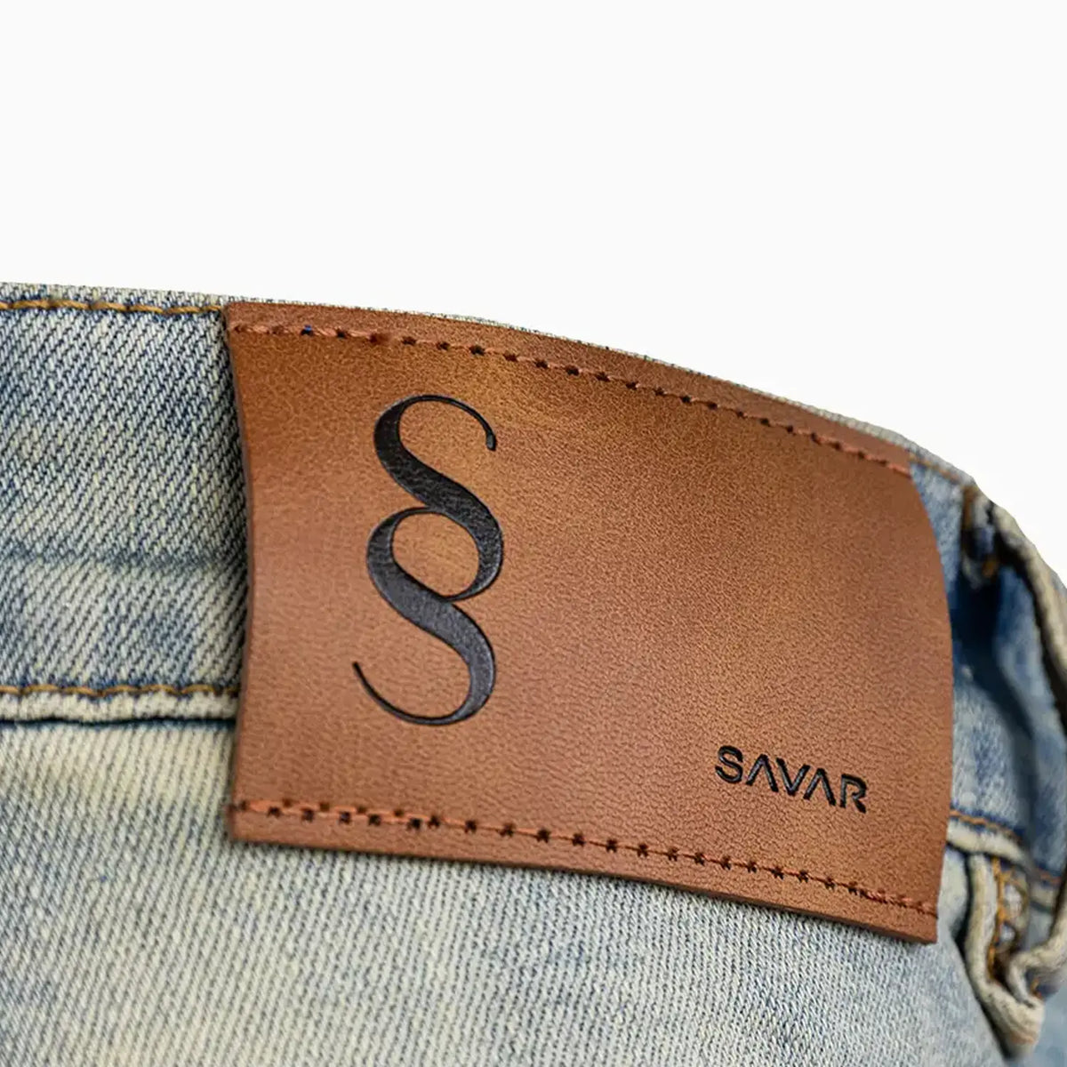 Jean slim déchiré vintage pour homme
