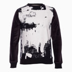 Men's Barker Graphic Print Fleece Crew Neck Sweatshirt