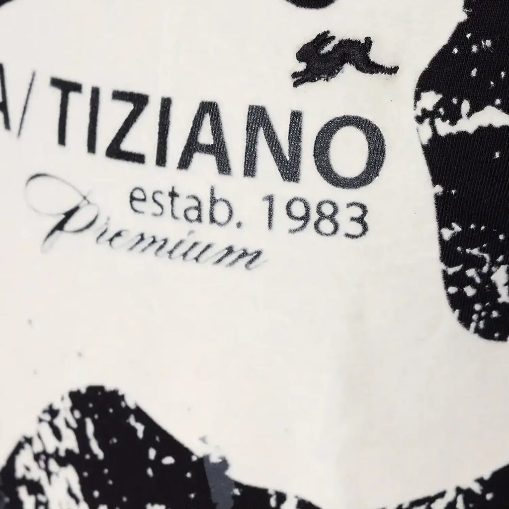 Camiseta estampada con gráfico para hombre
