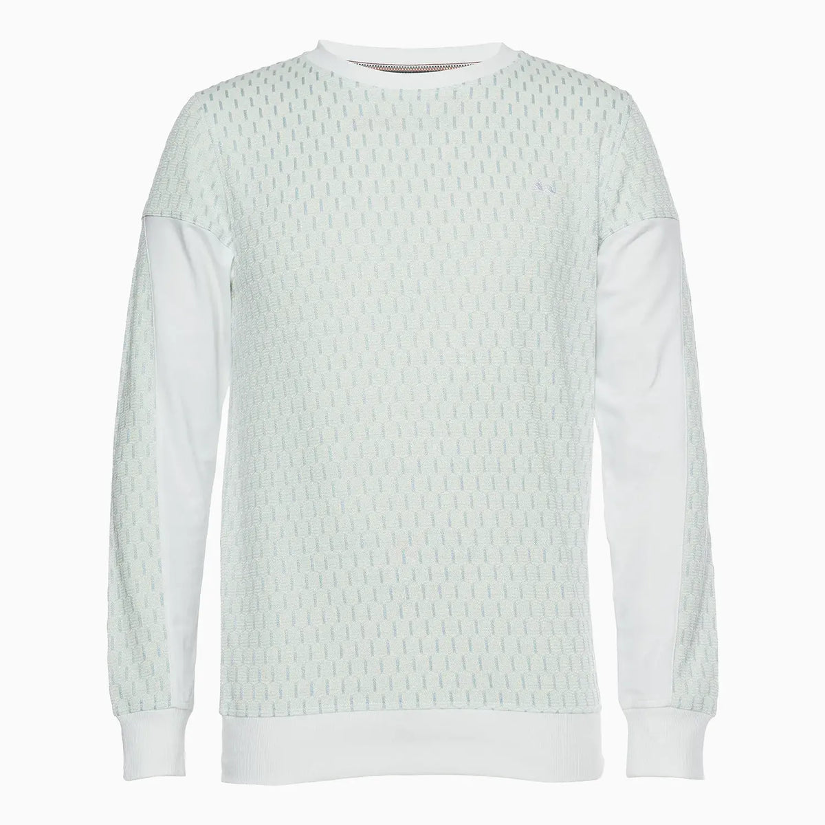 Men's Oscar Jacquard Knit Crew Neck Sweatshirt