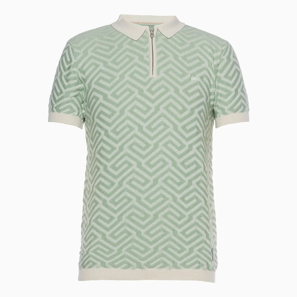 Polo de punto jacquard Tboy para hombre