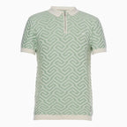 Polo de punto jacquard Tboy para hombre