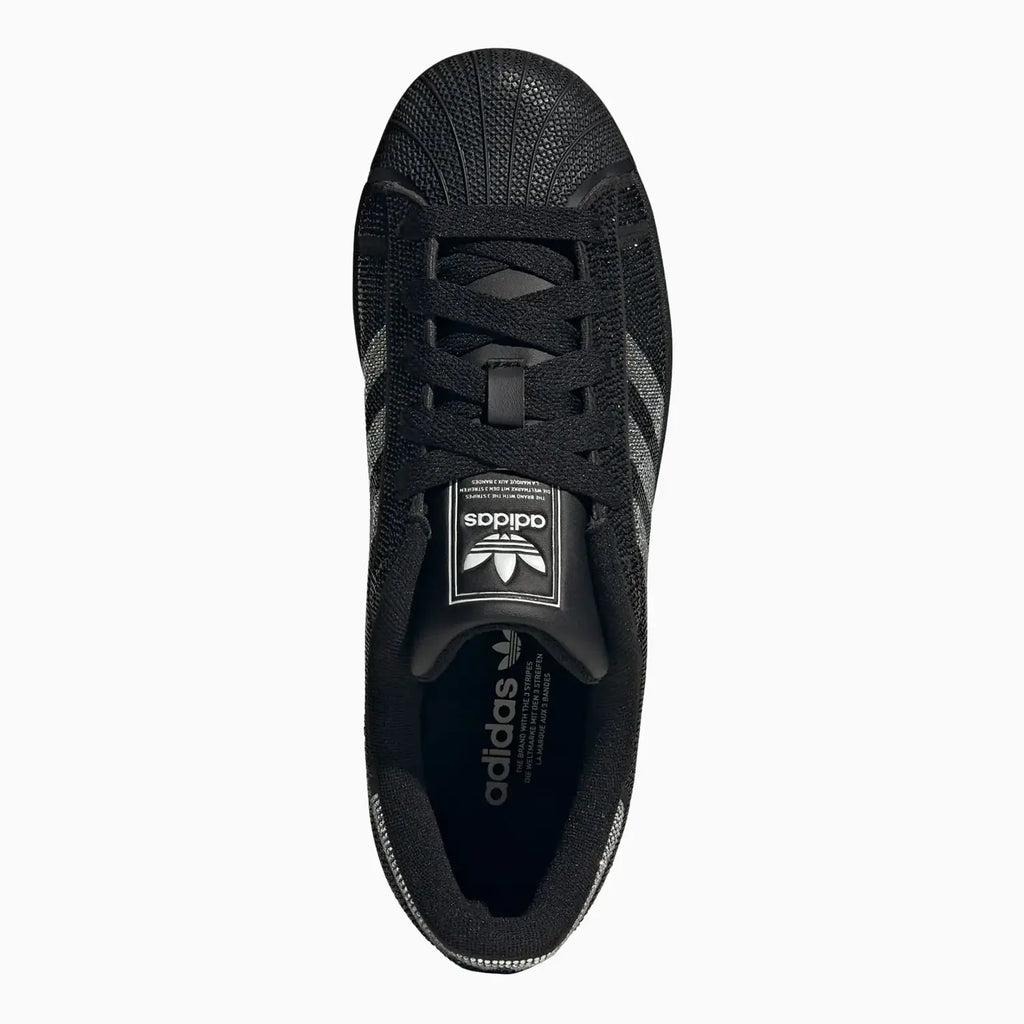 Superstar II de mujer 'Rhinestone Black Silver'
