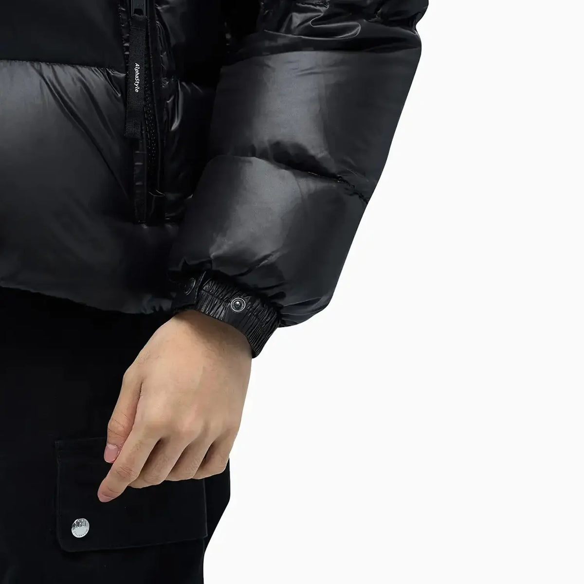 Chaqueta de plumas con doble capucha Kudu para hombre