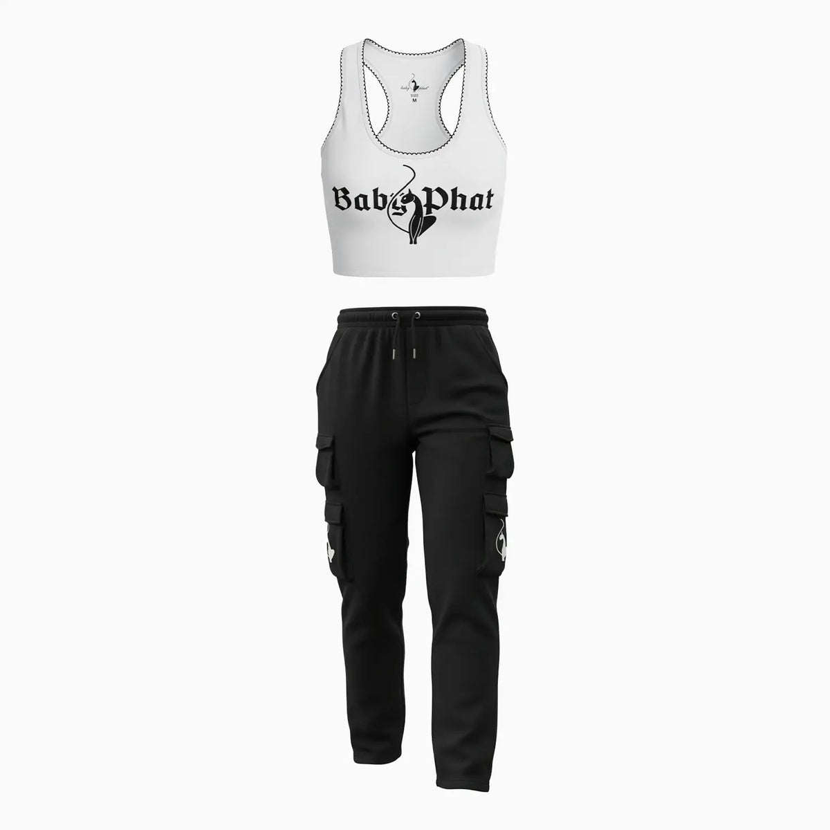 Women's Tank Top and Meow Super Cargo Pant Outfit