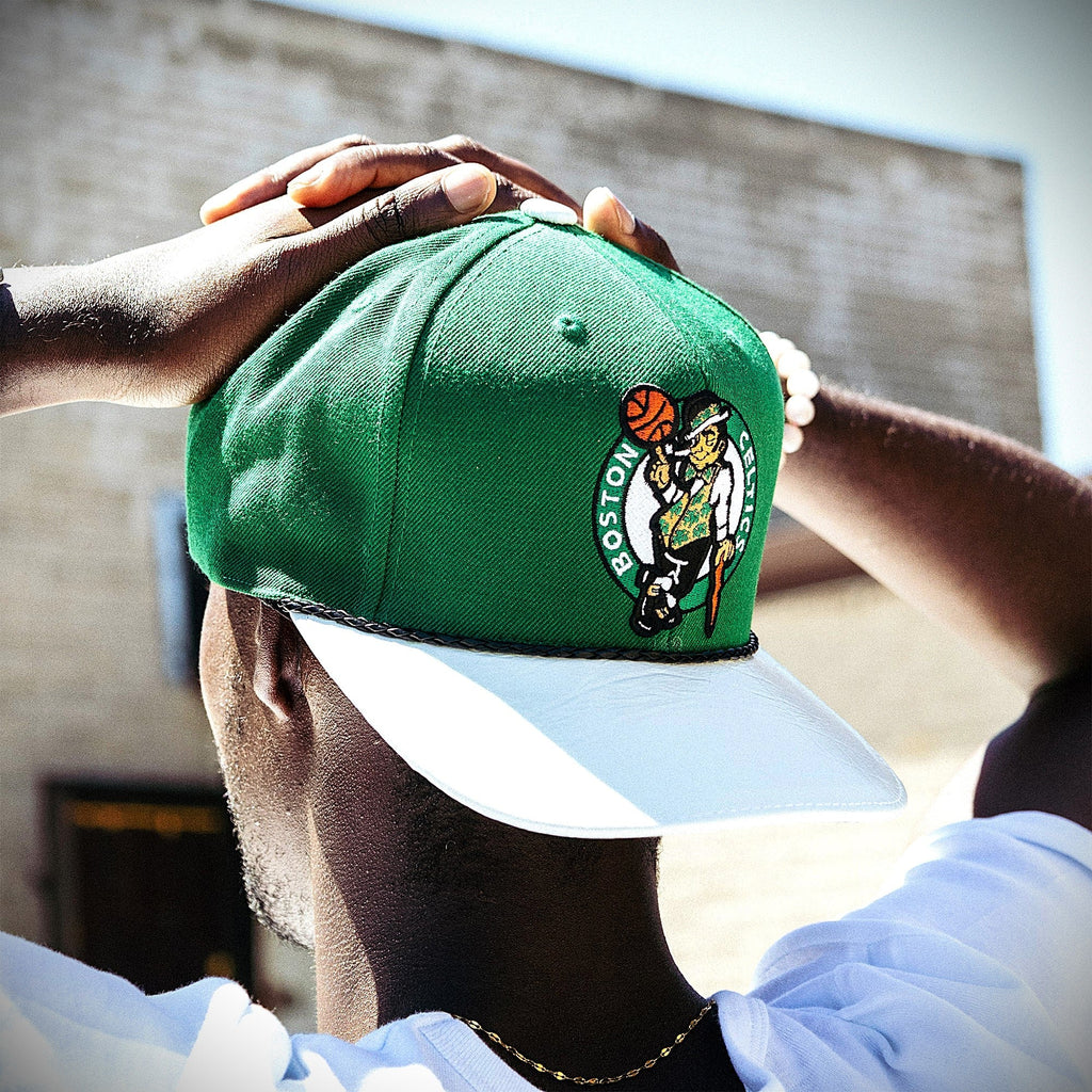 Gorra Breyer's Buck 50 Boston Celtics con visera de cuero