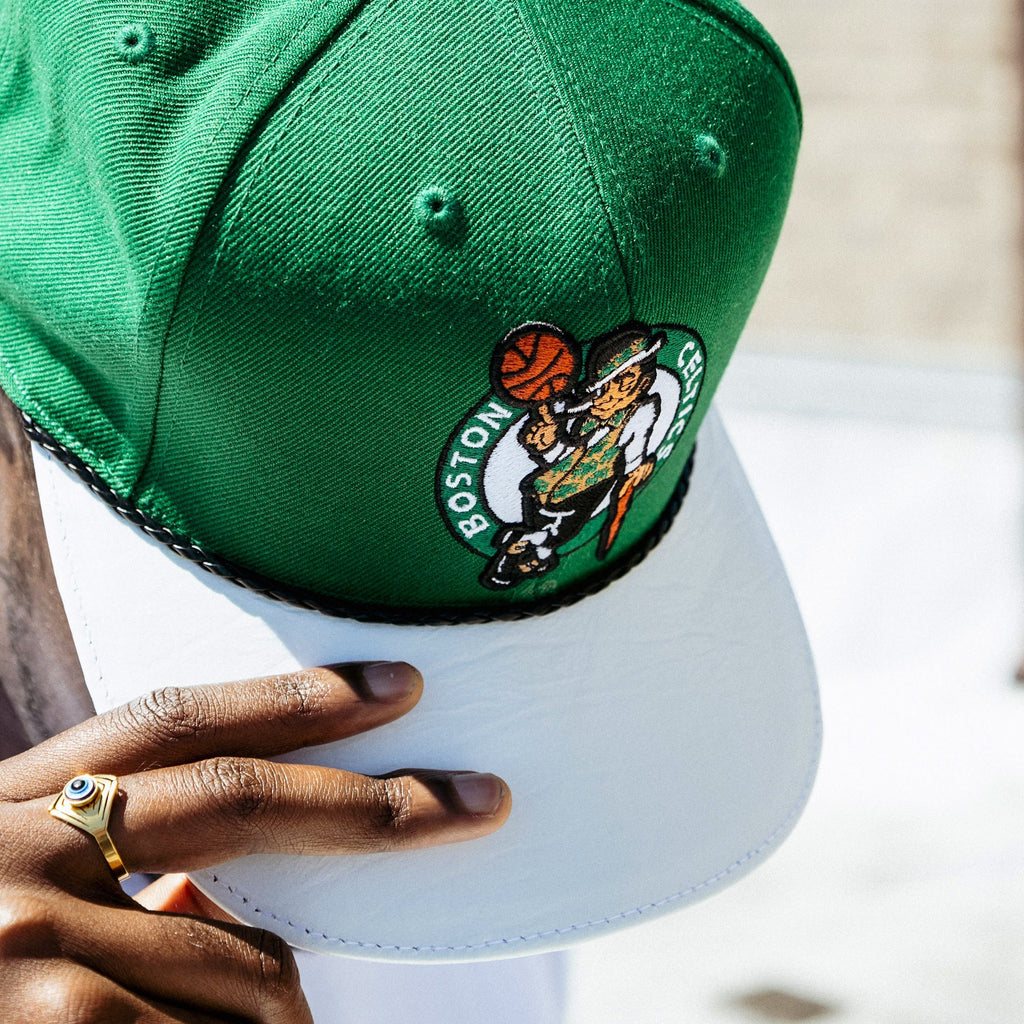 Gorra Breyer's Buck 50 Boston Celtics con visera de cuero