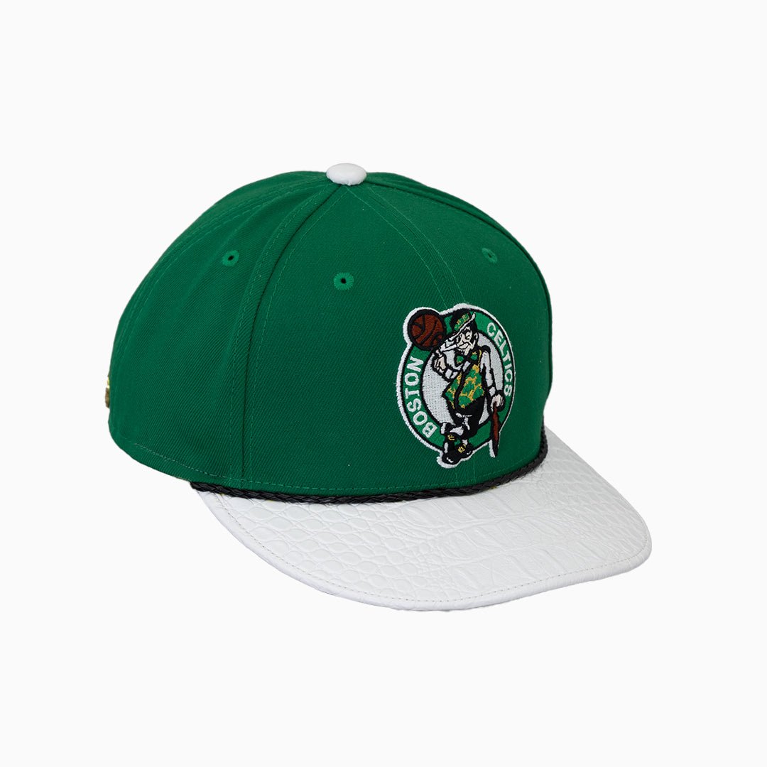 Breyer's Buck 50 Boston Celtics Hat With Leather Visor