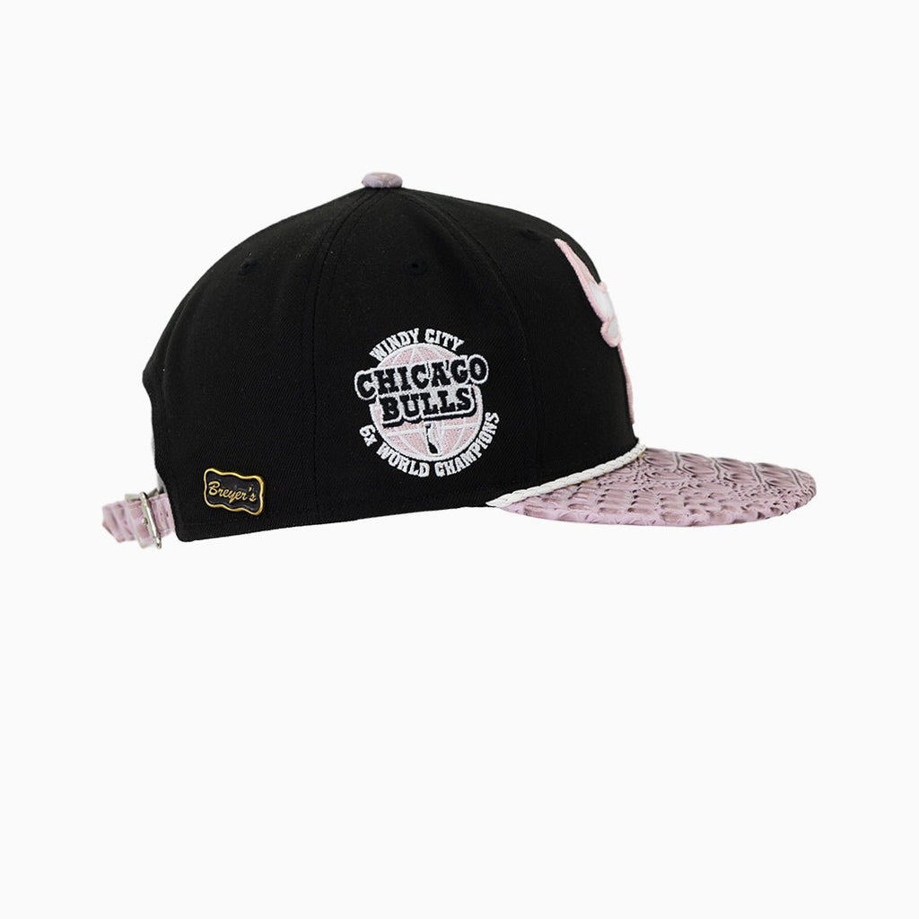 Gorra Breyer's Buck 50 Chicago Bulls con visera de cuero