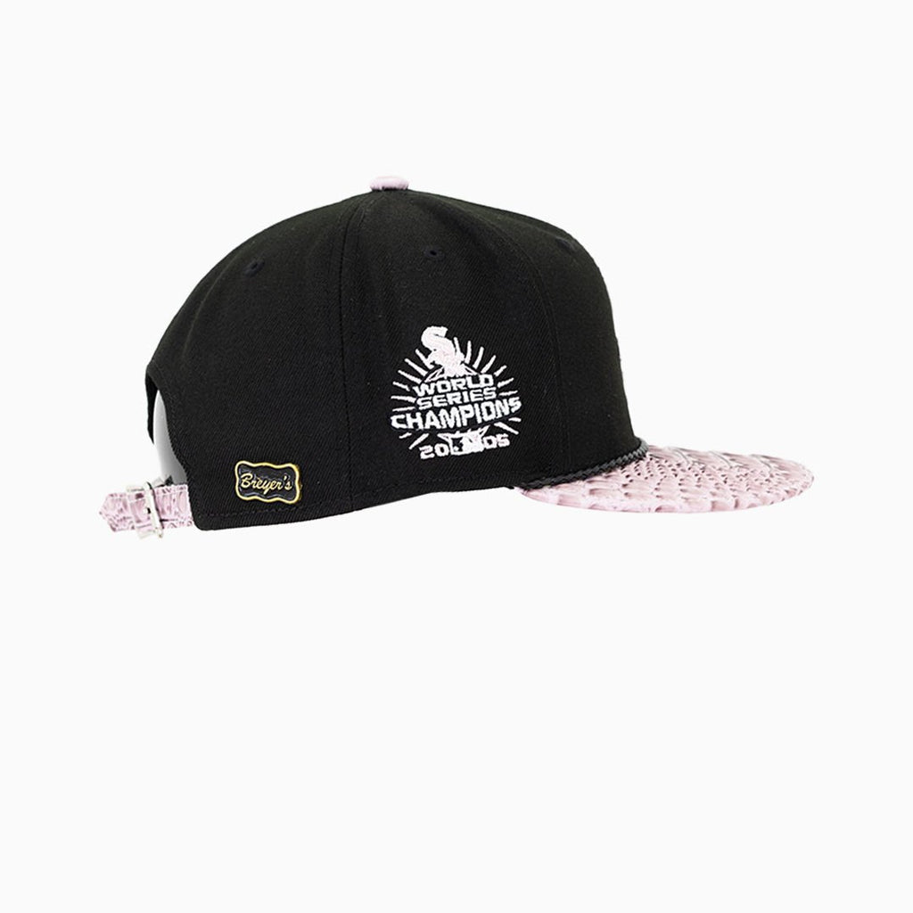 Casquette Breyer's Buck 50 Chicago White Sox avec visière en cuir