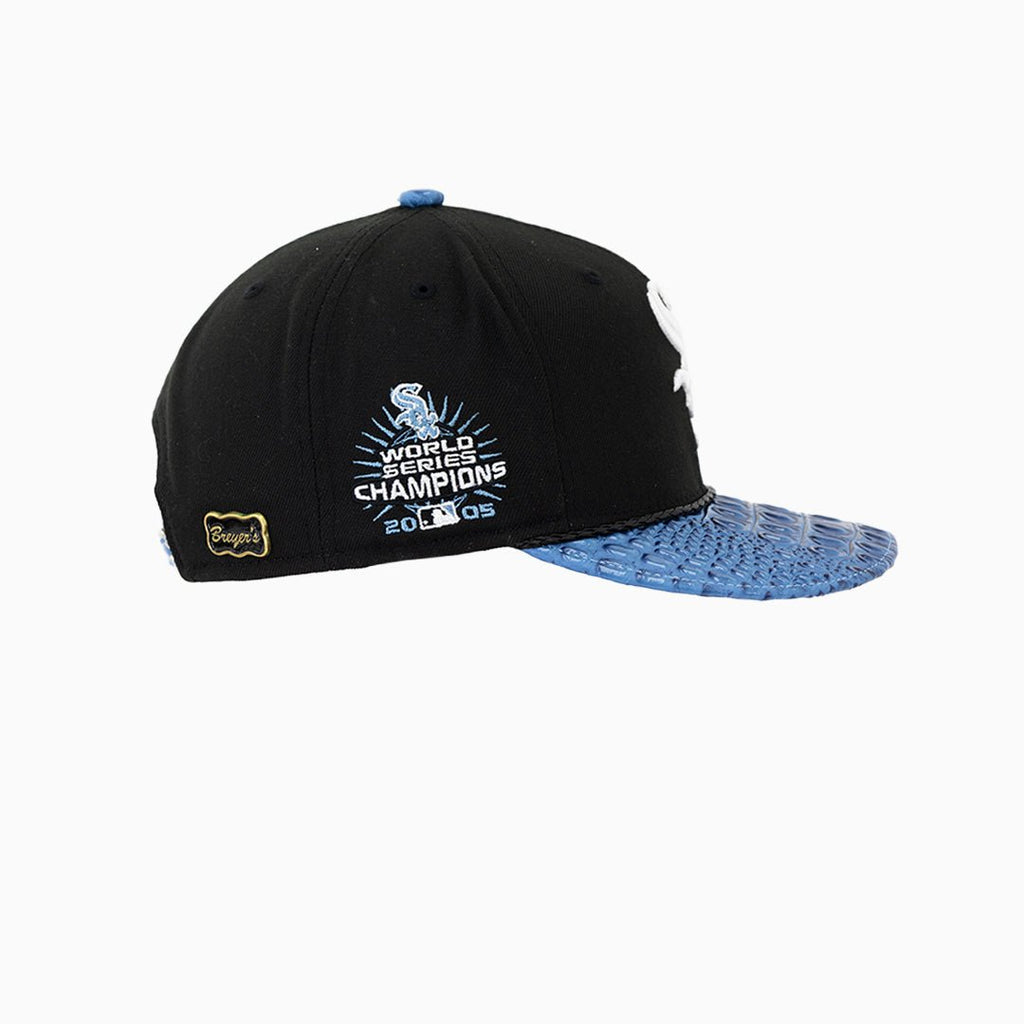 Casquette Breyer's Buck 50 Chicago White Sox avec visière en cuir