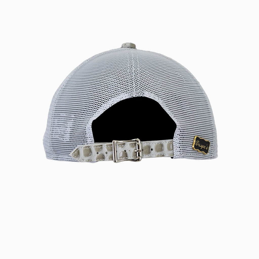 Casquette de camionneur Breyer's Buck 50 Chicago White Sox avec visière en cuir