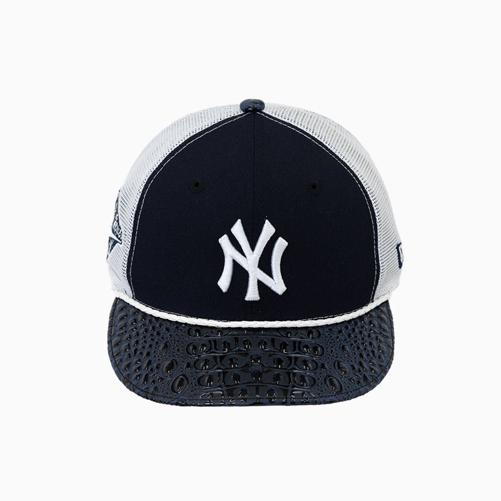 Gorra Trucker Breyer's Buck 50 New York Yankees con visera de cuero