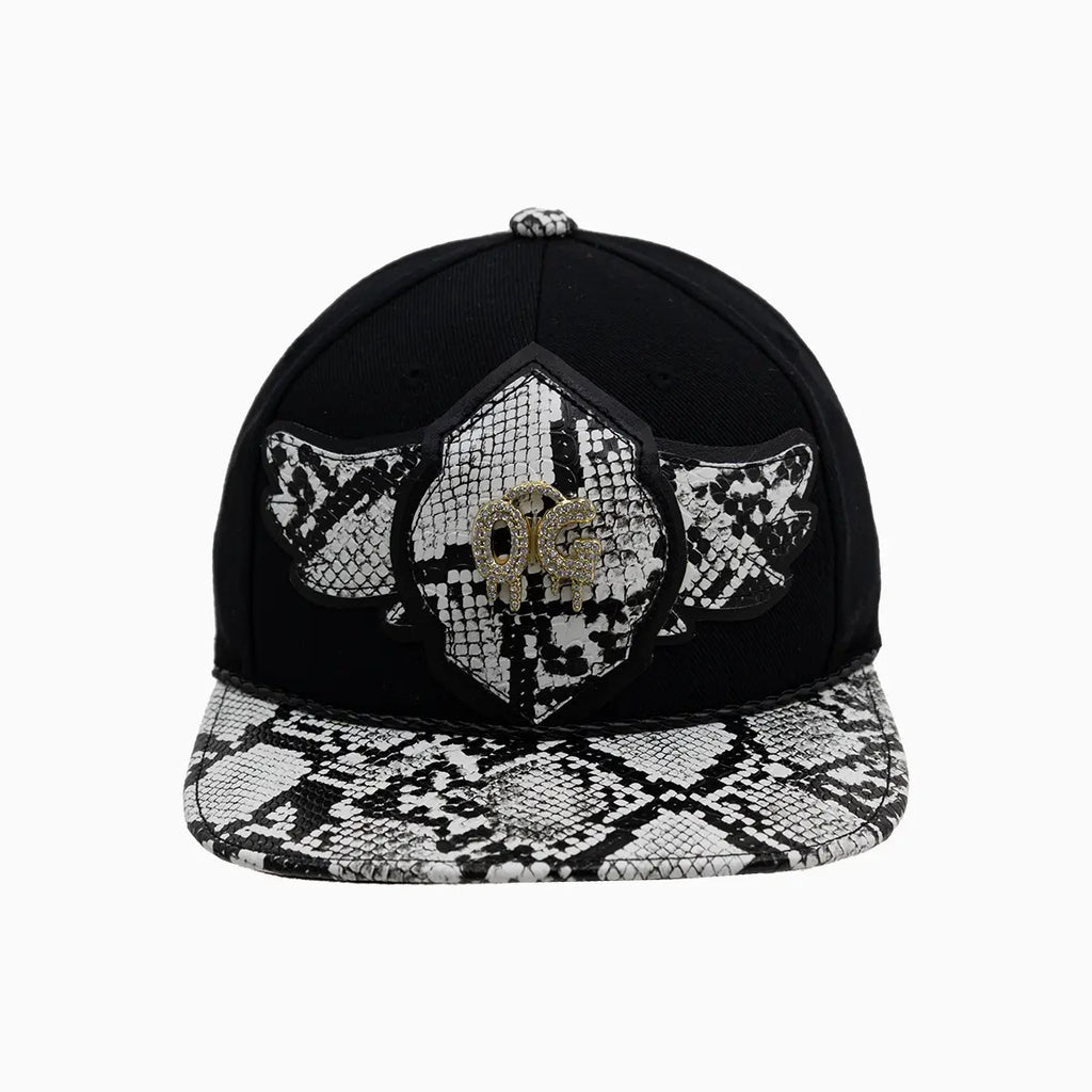 Chapeau en laine Buck 50 OG Breyer avec visière imitation peau de serpent