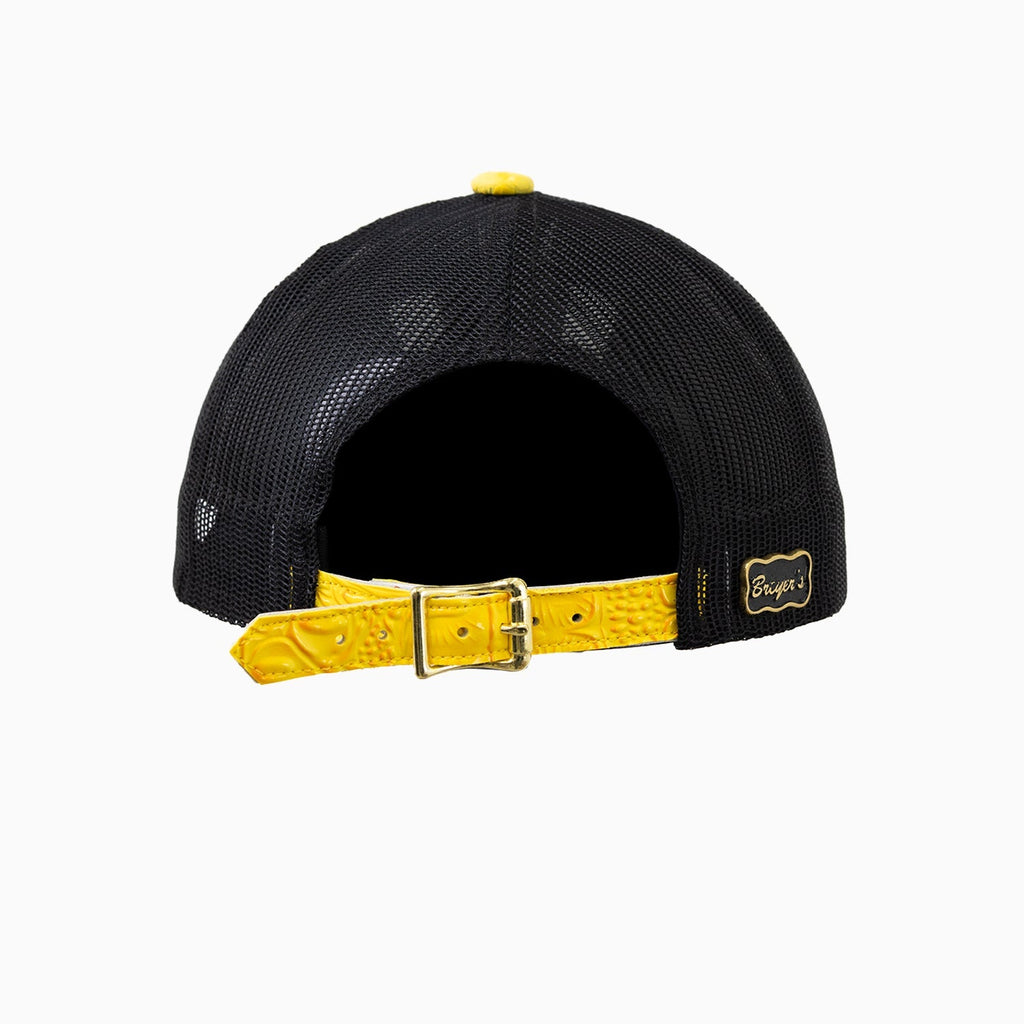 Casquette de routier en laine Buck 50 Breyer avec visière en cuir