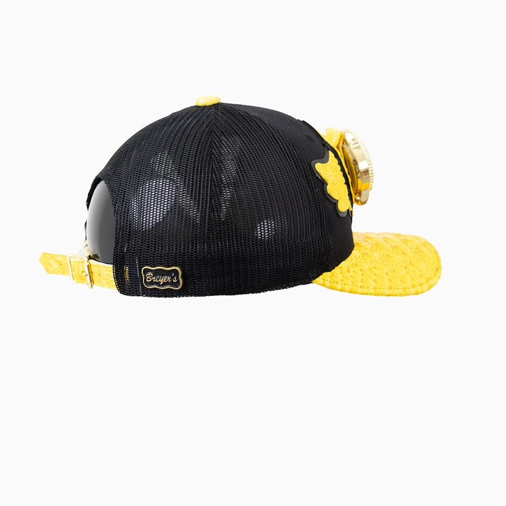 Casquette de routier en laine Buck 50 Breyer avec visière en cuir