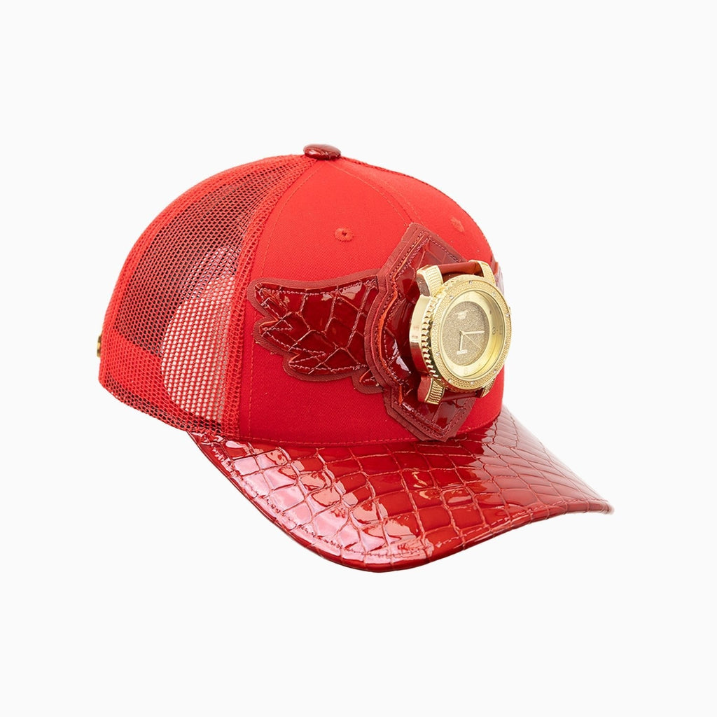 Casquette de routier en laine Buck 50 Breyer avec visière en cuir