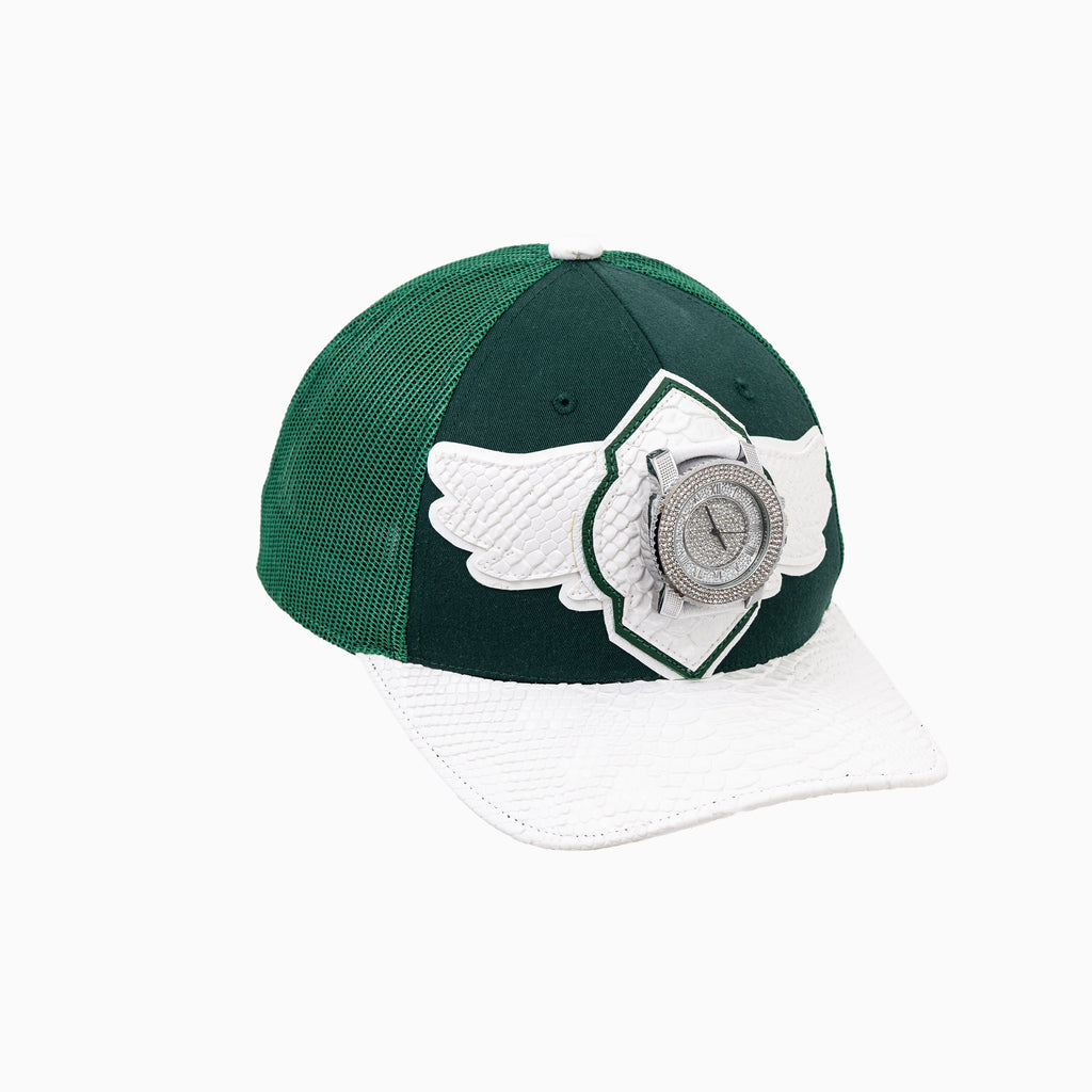 Casquette de routier en laine Buck 50 Breyer avec visière en cuir
