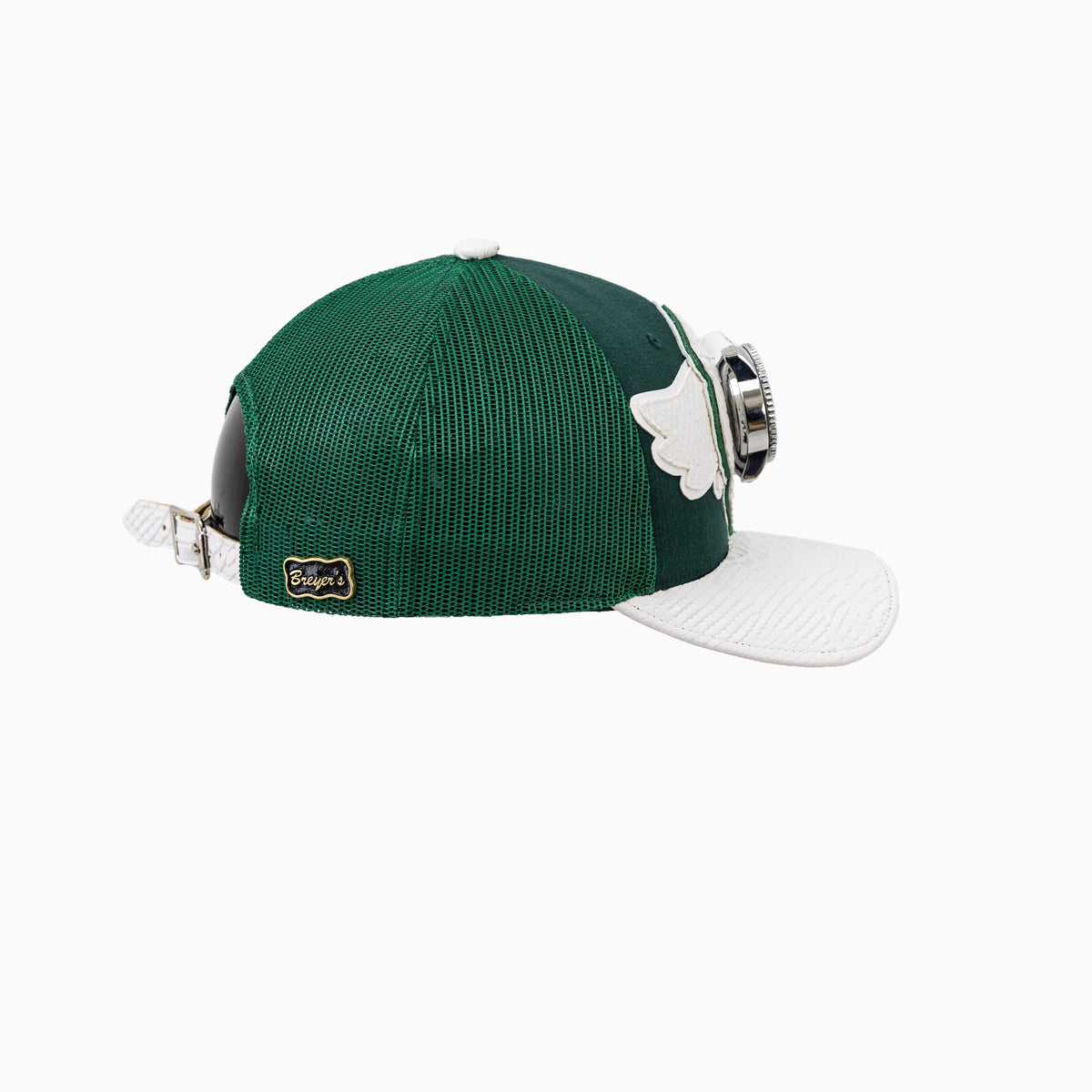 Breyer's Buck 50 Wool Trucker Hat With Leather Visor