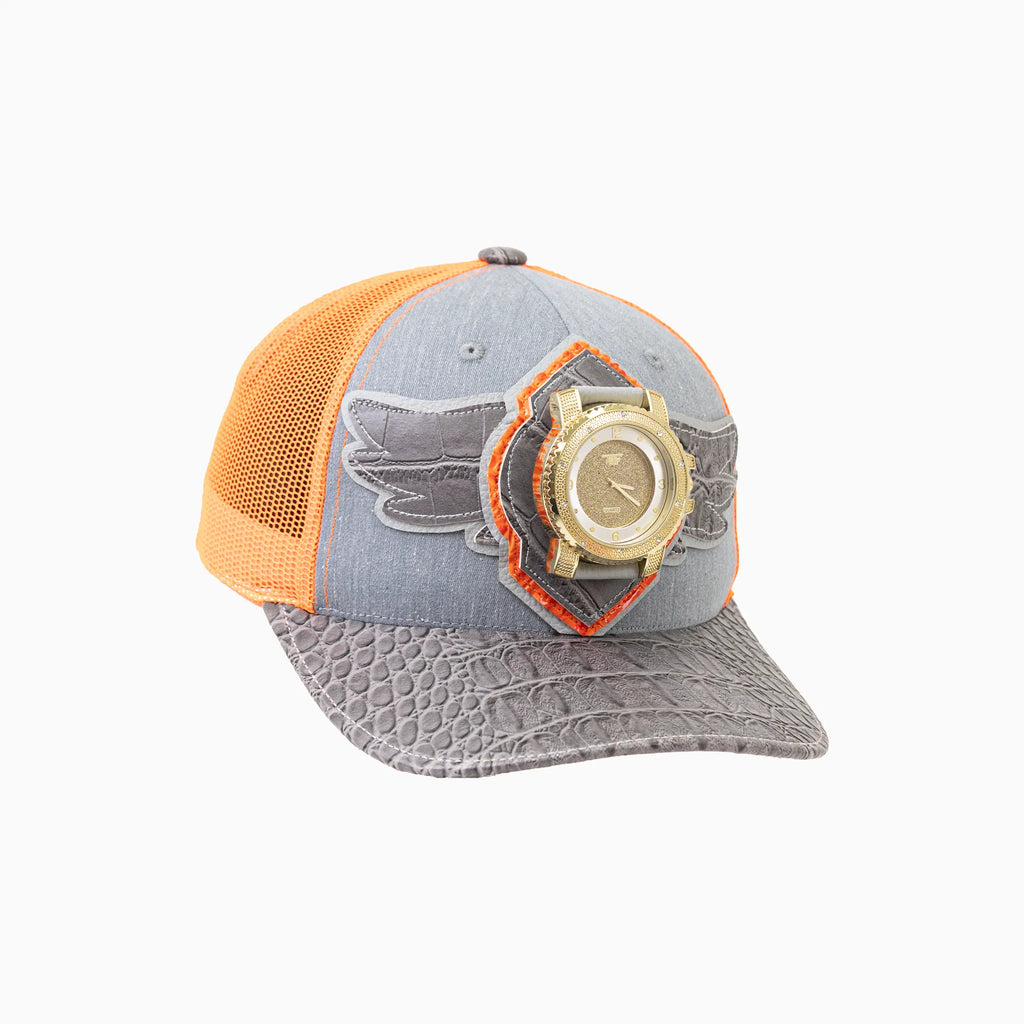 Casquette de routier en laine Buck 50 Breyer avec visière en cuir