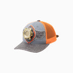 Casquette de routier en laine Buck 50 Breyer avec visière en cuir
