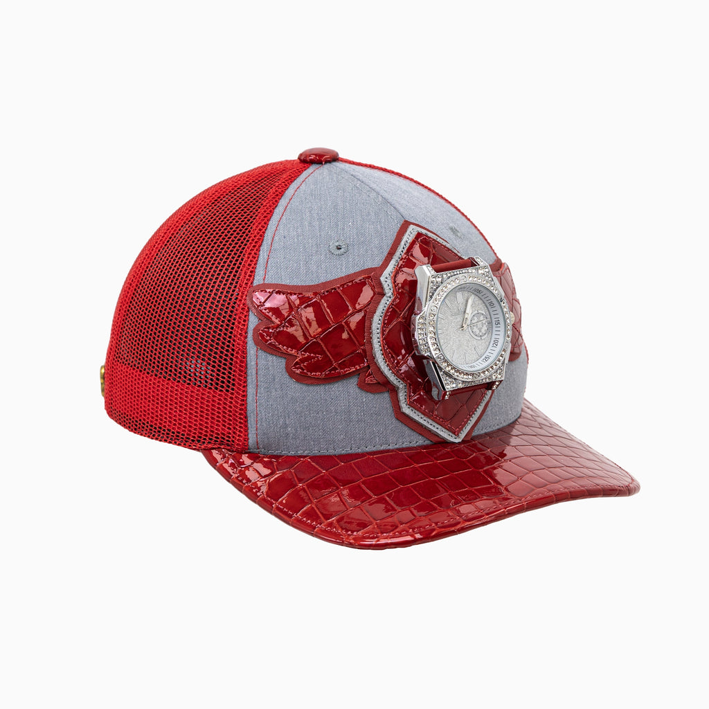 Casquette de routier en laine Buck 50 Breyer avec visière en cuir