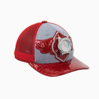 Casquette de routier en laine Buck 50 Breyer avec visière en cuir