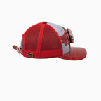 Casquette de routier en laine Buck 50 Breyer avec visière en cuir