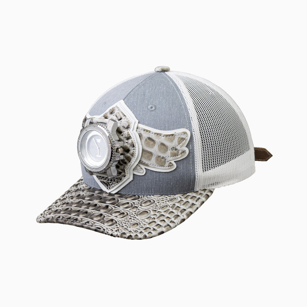Casquette de routier en laine Buck 50 Breyer avec visière en cuir