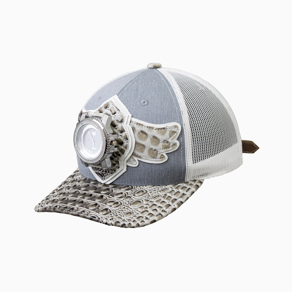 Breyer's Buck 50 Wool Trucker Hat With Leather Visor