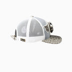 Casquette de routier en laine Buck 50 Breyer avec visière en cuir