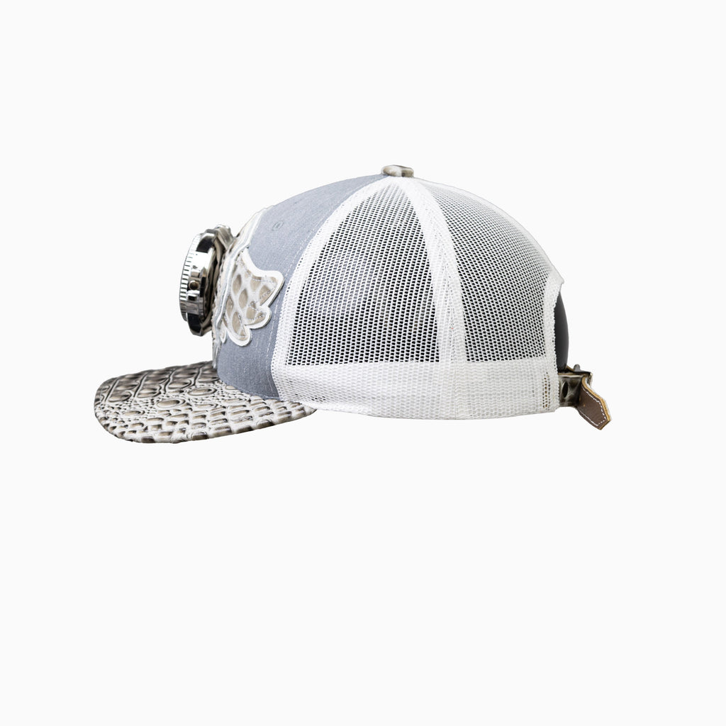 Casquette de routier en laine Buck 50 Breyer avec visière en cuir