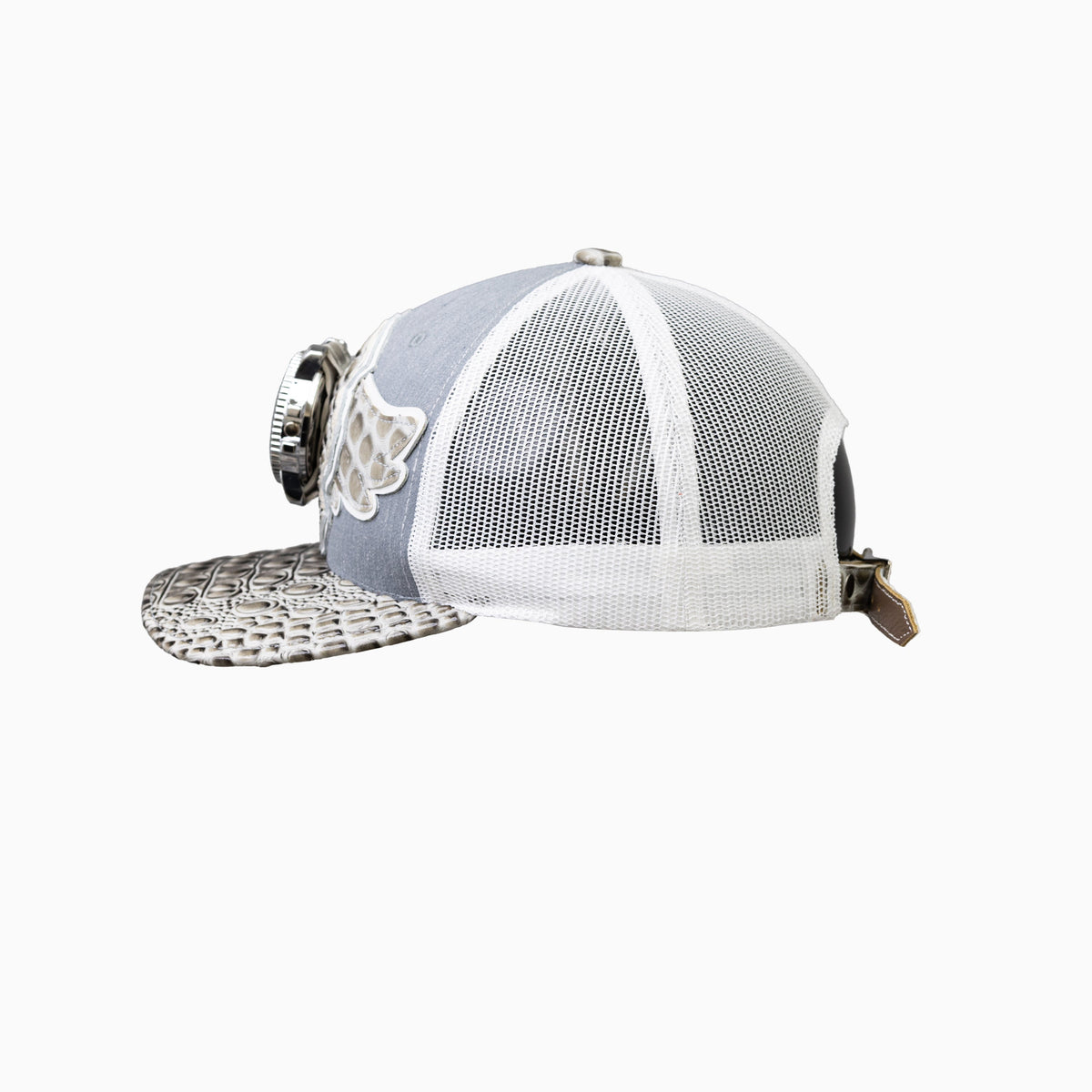 Casquette de routier en laine Buck 50 Breyer avec visière en cuir