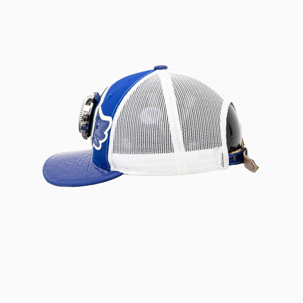 Casquette de routier en laine Buck 50 Breyer avec visière en cuir
