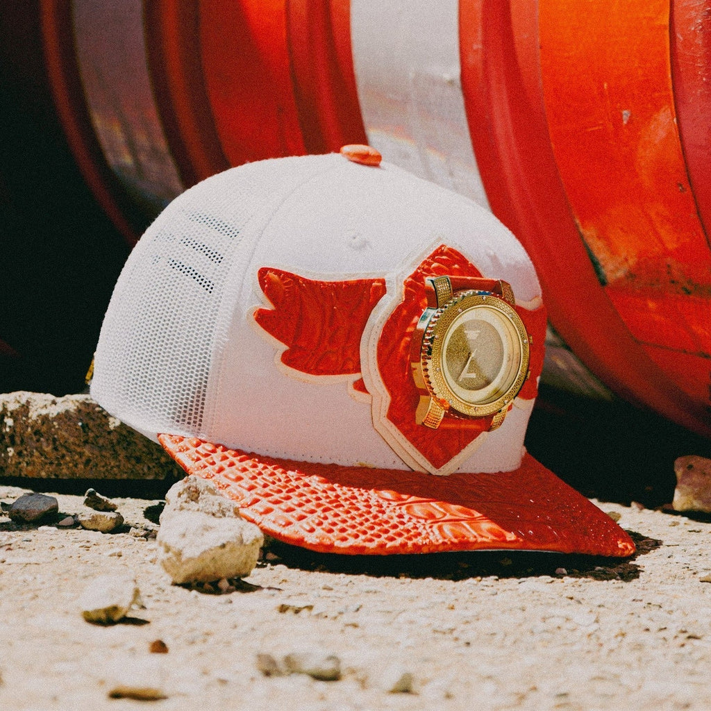 Casquette de routier en laine Buck 50 Breyer avec visière en cuir