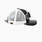 Casquette de routier en laine Buck 50 Breyer avec visière en cuir