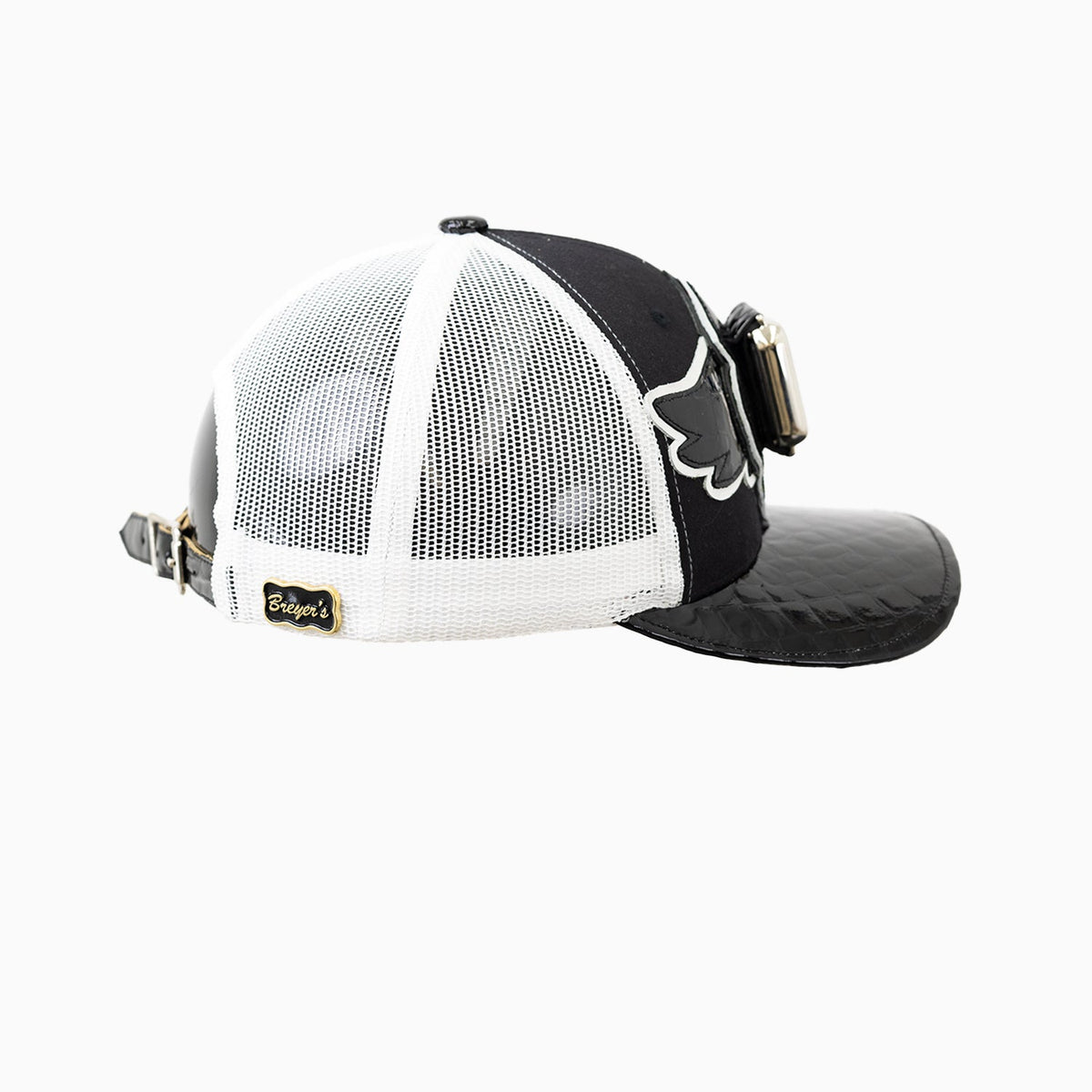Casquette de routier en laine Buck 50 Breyer avec visière en cuir