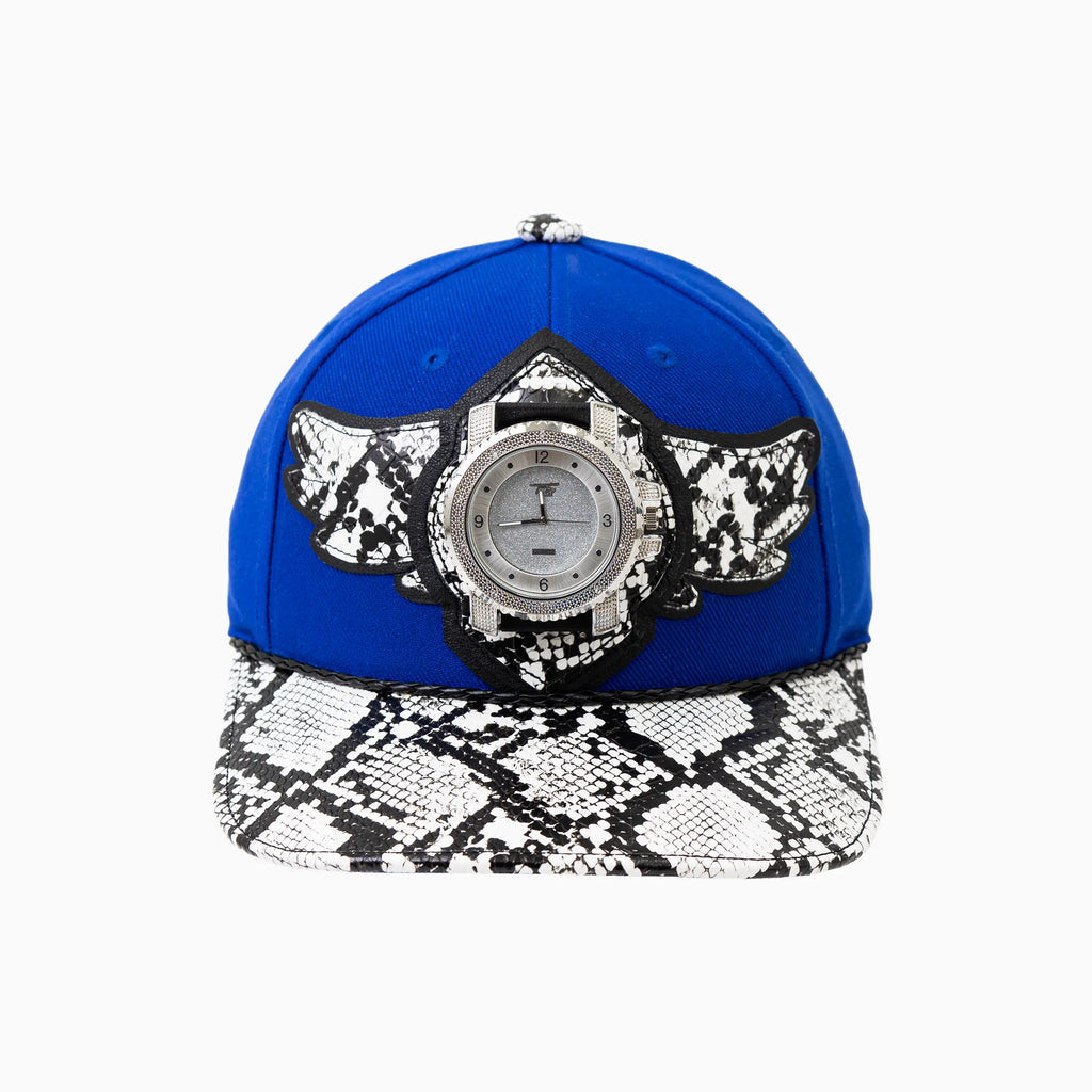 Chapeau Breyer's Buck 50 en laine avec visière en simili serpent