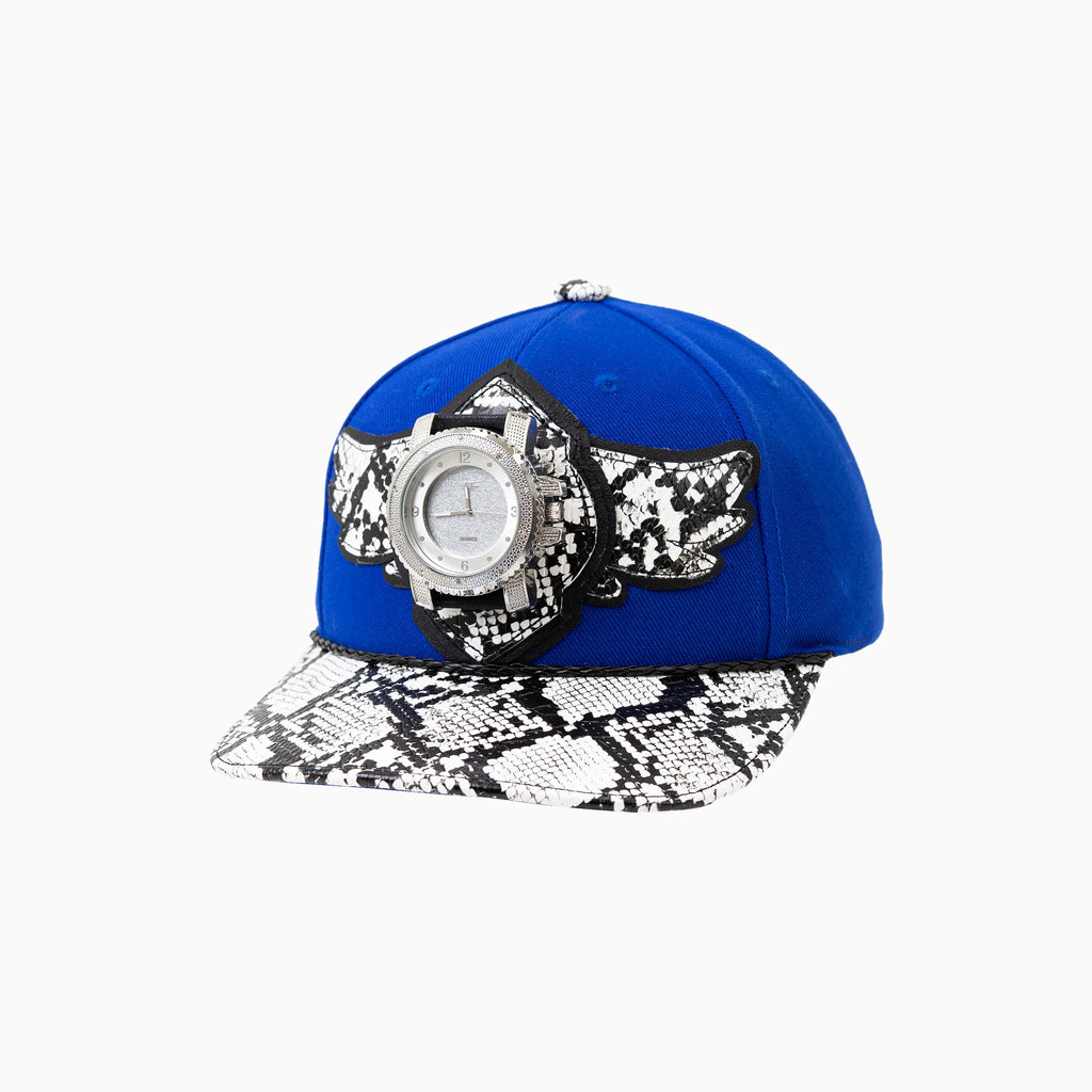 Chapeau Breyer's Buck 50 en laine avec visière en simili serpent