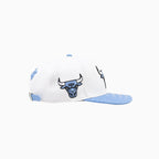 Casquette snapback en laine avec visière en cuir NBA Chicago Bulls