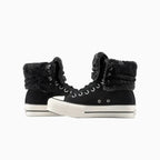 Women's All Star Fold Over Lift X-Hi Faux Fur - Famous | Online Store