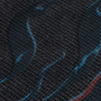 Sudadera térmica negra de cuello redondo para hombre