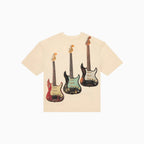 Camiseta con tachuelas "Guitar Heros" para hombre