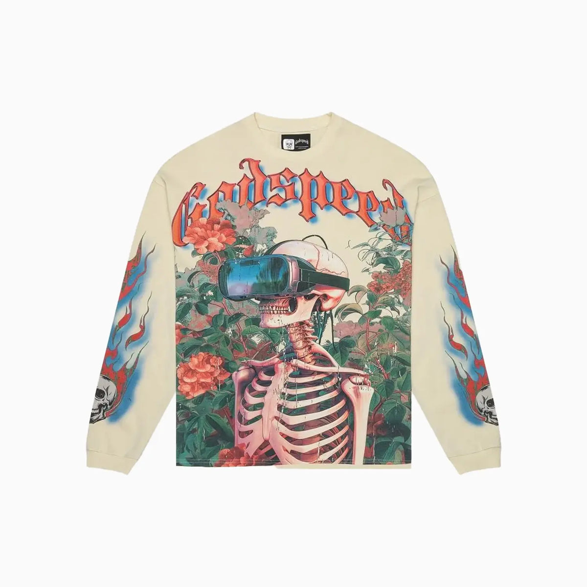 Men's Vision Flowers Long Sleeve Sweatshirt