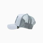 Casquette Trucker Gris Clair Loup Pleine Lune